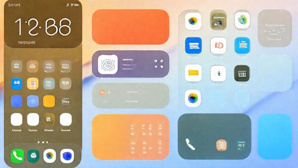 iOS ofrece diseño moderno y colorido