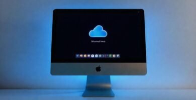 iMac elegante y sincronizado visualmente tranquilo