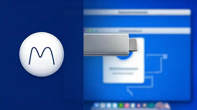 La pantalla de arranque USB muestra macOS