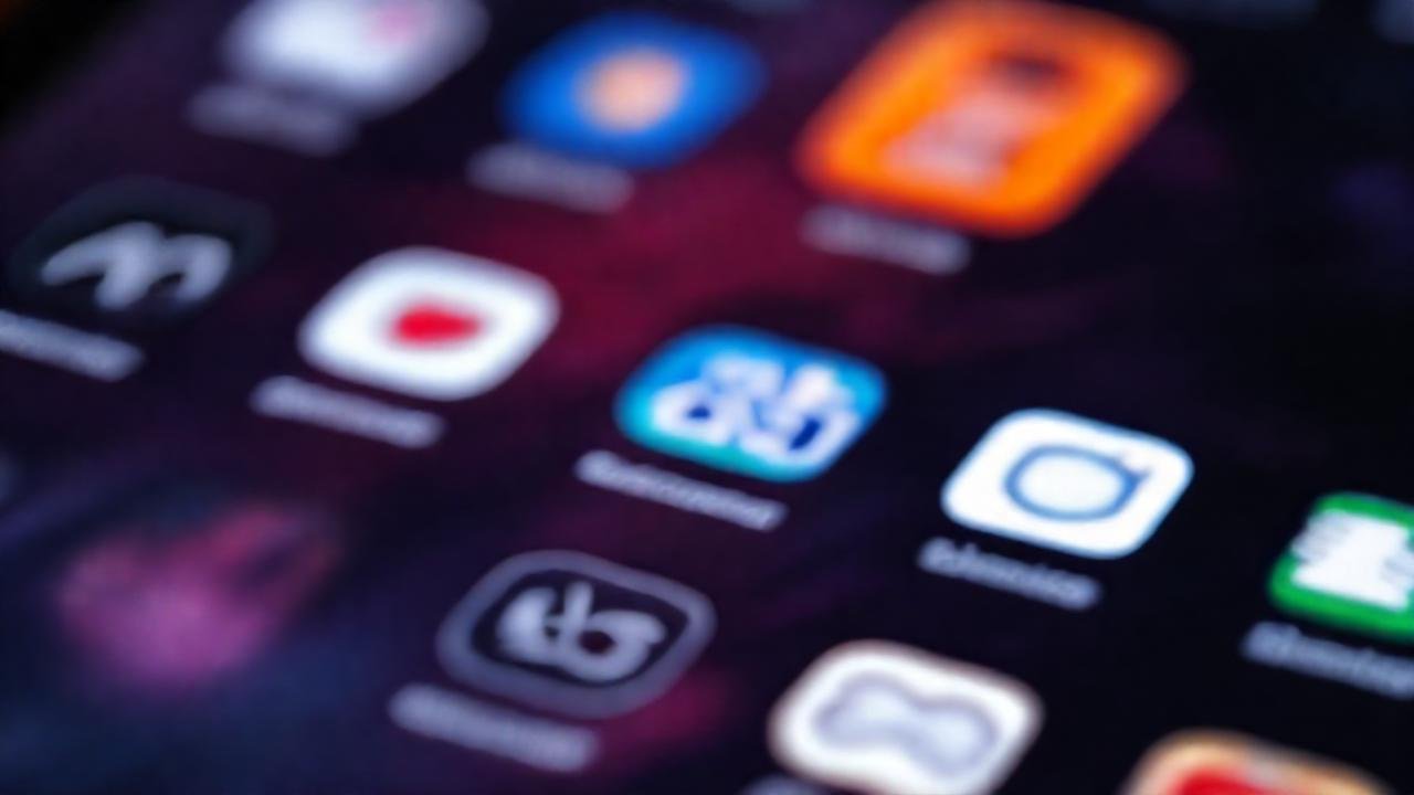 Interfaz digital minimalista y brillante