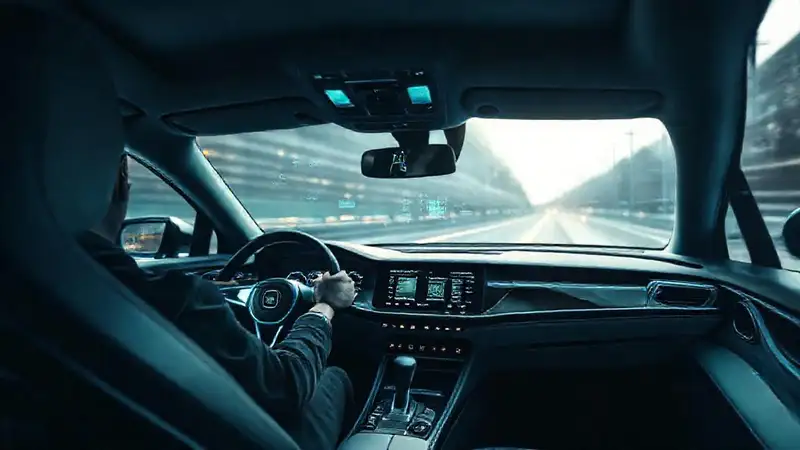 Un coche futurista genera estrés digital