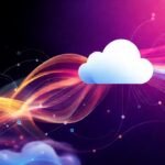 iCloud presenta datos digitales vibrantes y fluidos