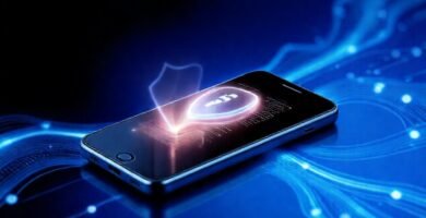 iPhone moderno: diseño limpio y seguro