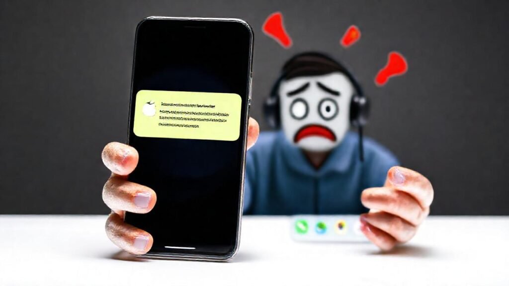 El iPhone genera errores