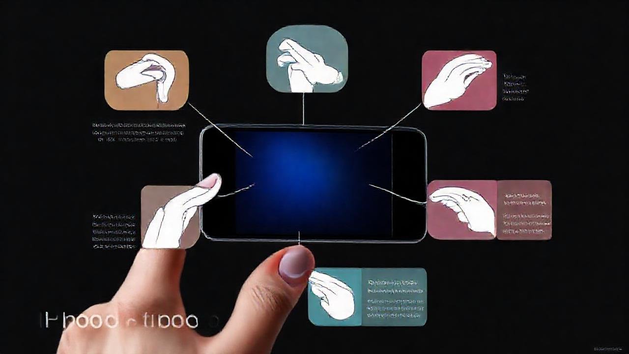 El iPhone usa gestos y pantalla vibrante