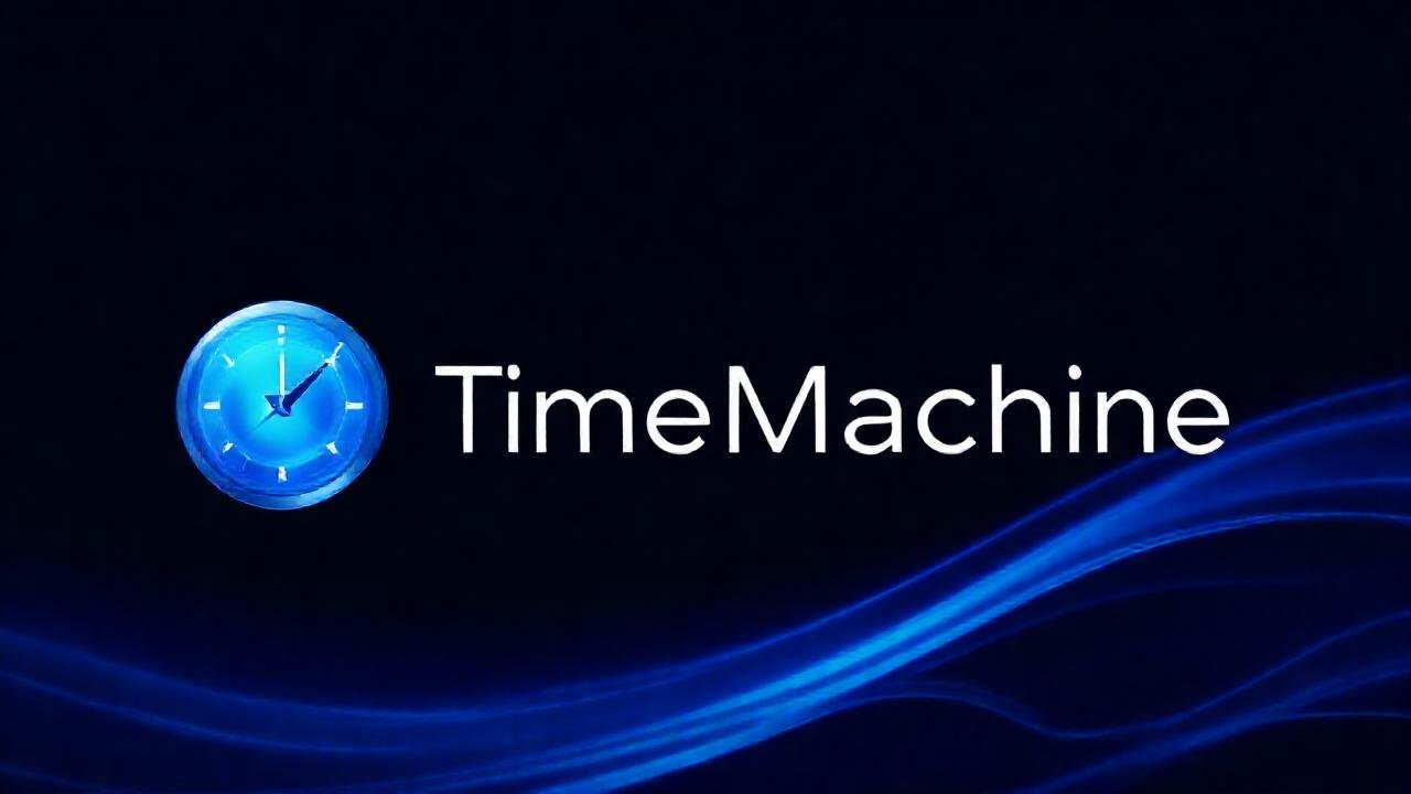 Cronología futurista, diseño azul minimalista