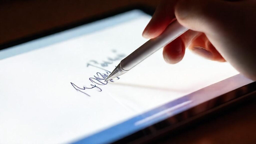 iPad digital crea notas brillantes profesionales