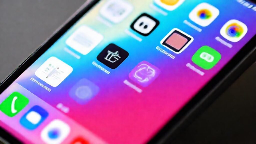 Una app digital funcional y colorida