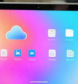 Interfaz de iCloud moderna y atractiva