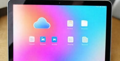 Interfaz de iCloud moderna y atractiva