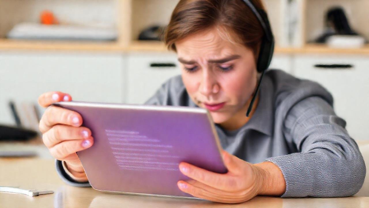 El usuario frustrado necesita solucionar problemas técnicos