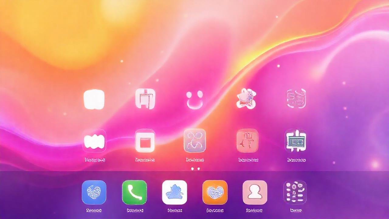 Interfaz iOS brillante y minimalista
