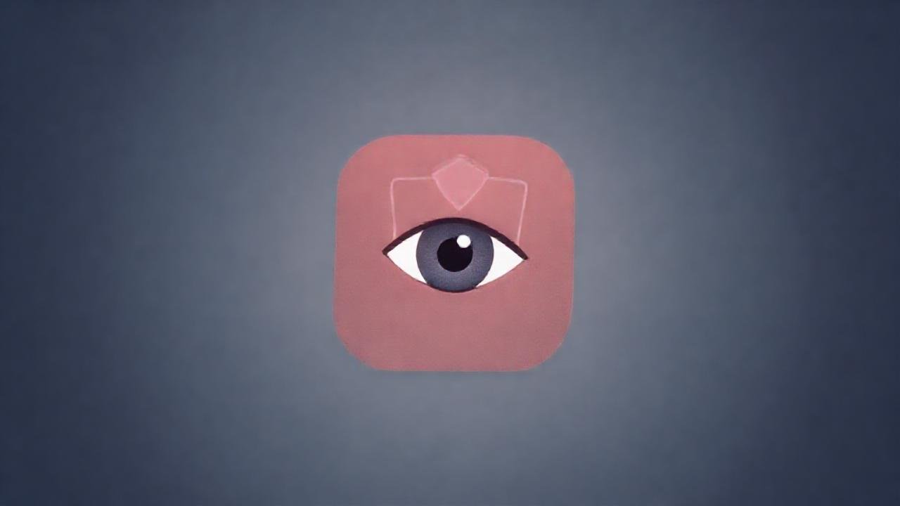 Icono minimalista transmite calma y atención
