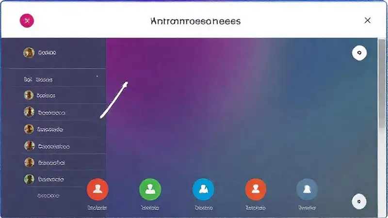 Una interfaz profesional y atractiva contacta personalizada