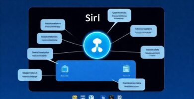 Siri Mac: diseño digital futurista y limpio