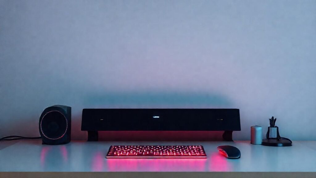 Un escritorio minimalista inspira concentración digital