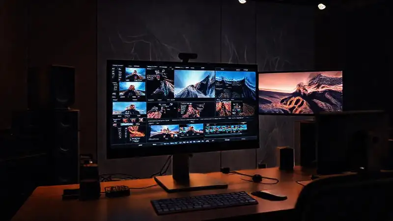 Mac Studio profesional crea contenido visual impactante