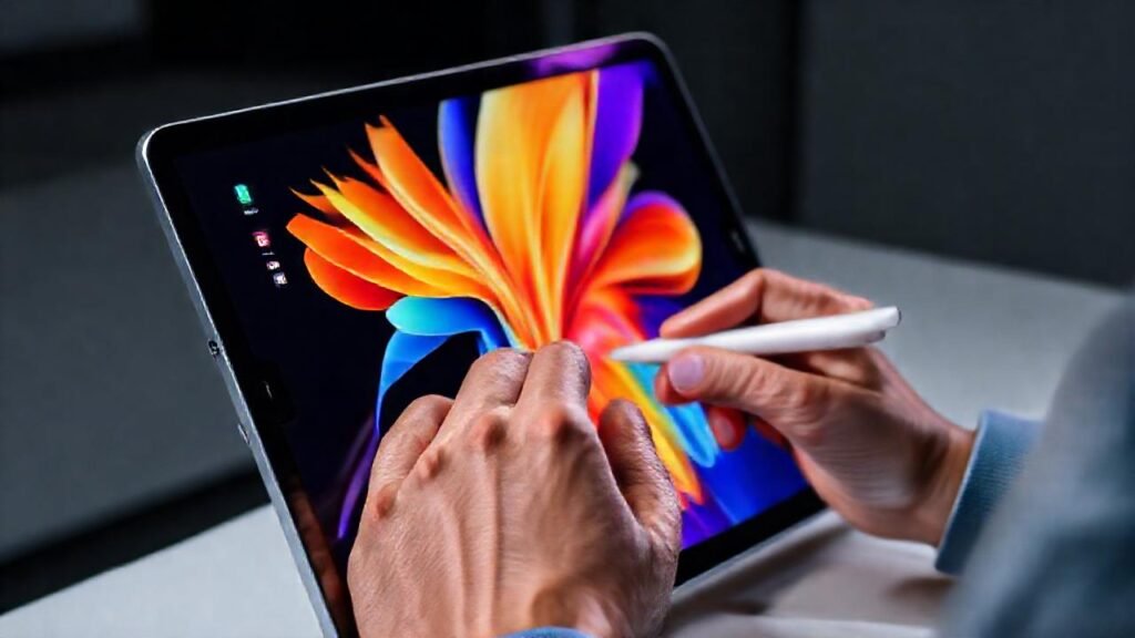 El iPad Pro crea arte digital vibrante