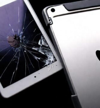 Tabletas iPad: prueba de durabilidad rota