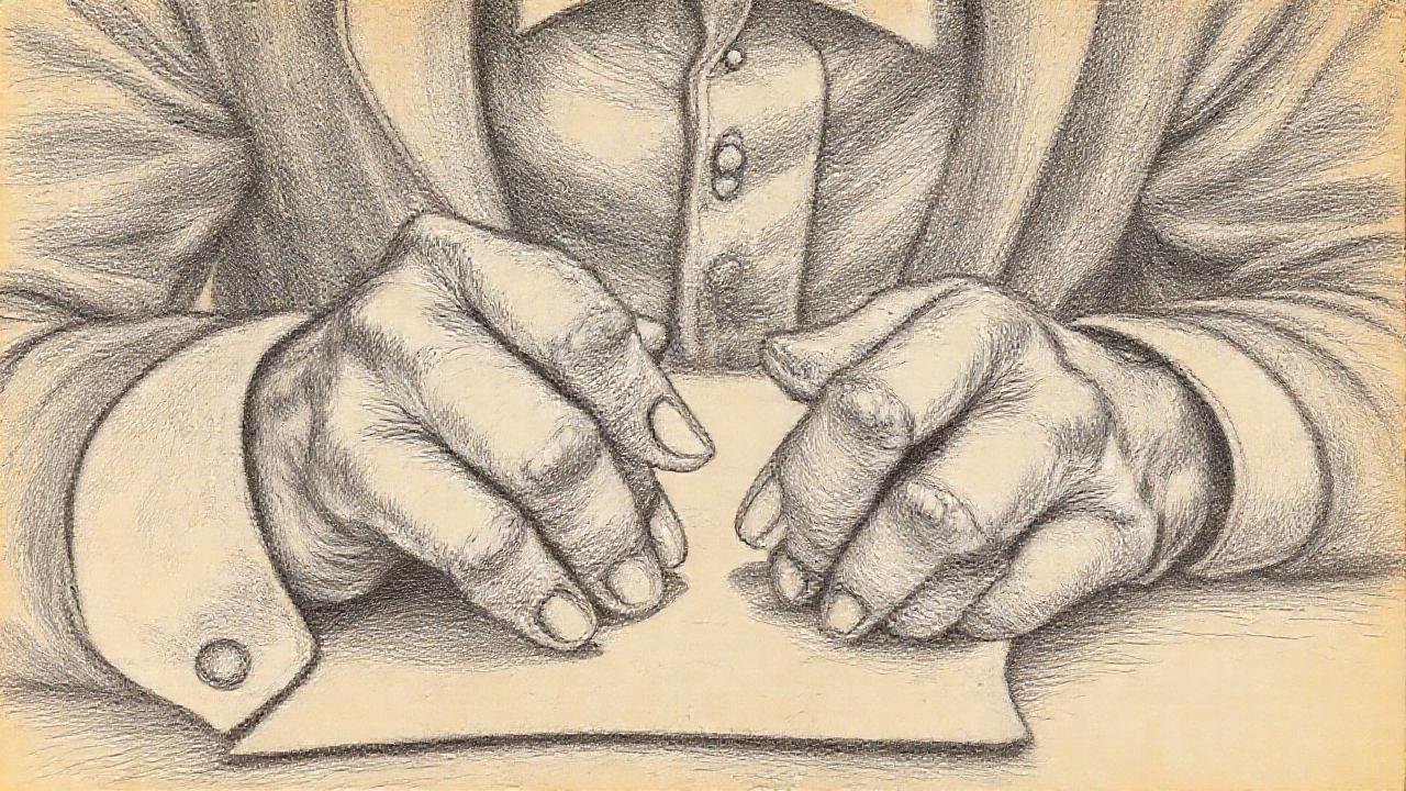 Dibujo a lápiz detallado y realista