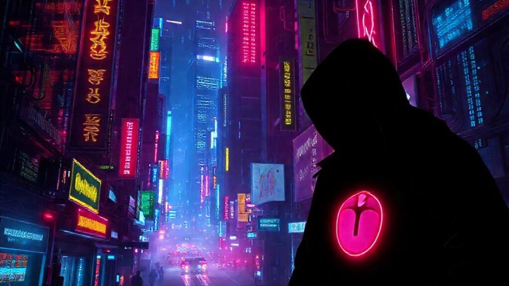 Ciudad cyberpunk digital