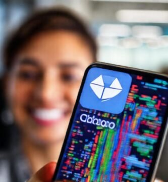 Un dispositivo iOS comparte datos visualmente