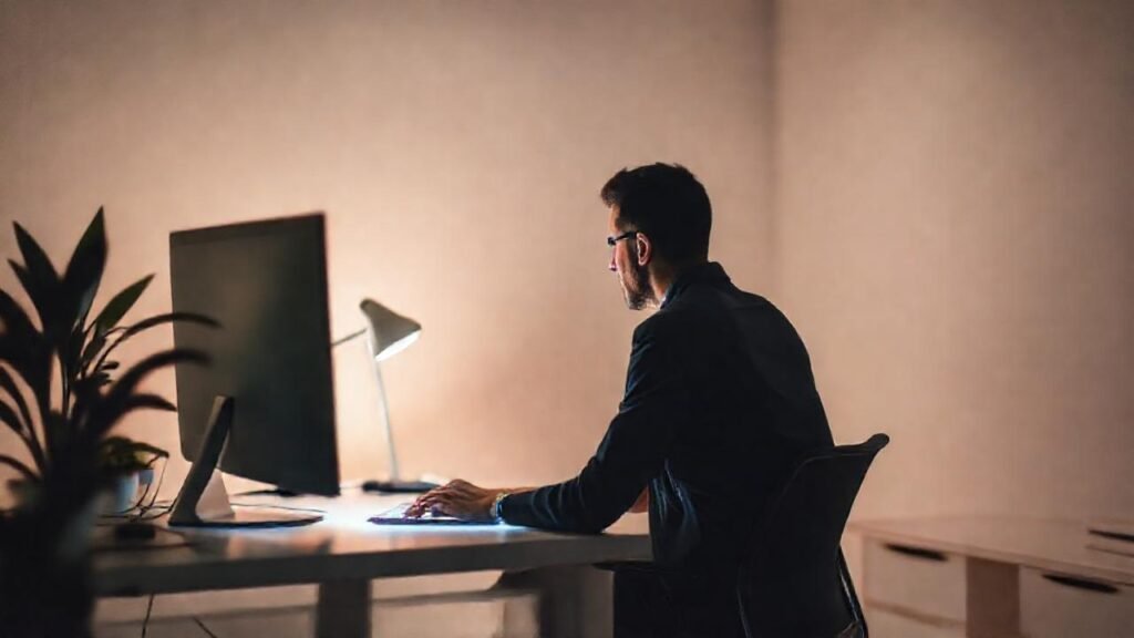 Un espacio de trabajo sereno y productivo