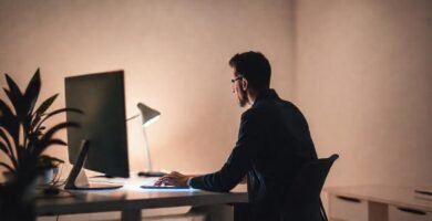 Un espacio de trabajo sereno y productivo