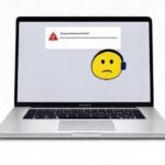 La portátil Mac presenta un error técnico