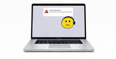 La portátil Mac presenta un error técnico