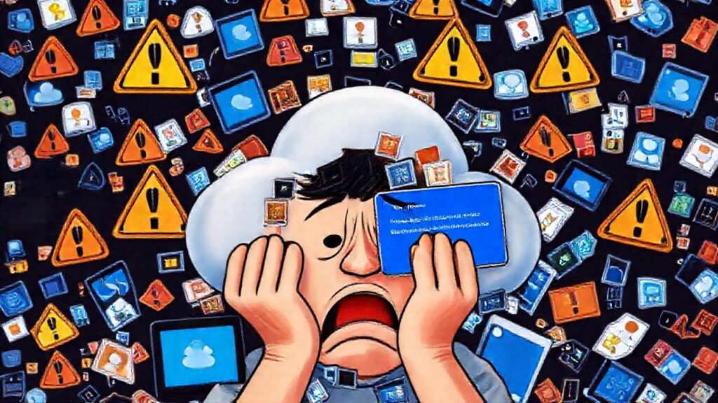 iCloud sobrecargado causa caos digital