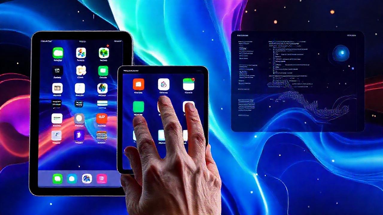 iPadOS ofrece una interfaz futurista y vibrante