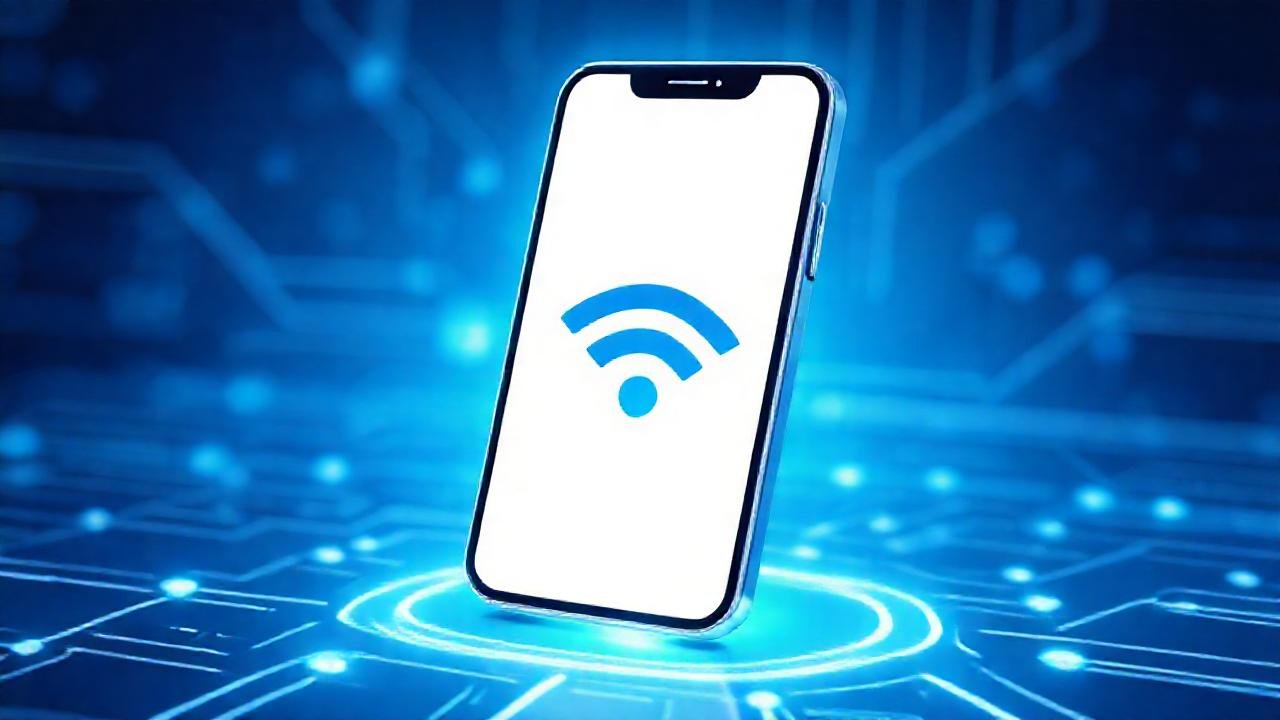 Un iPhone digital muestra una interfaz moderna