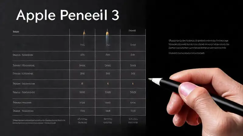 Apple Pencil 3 destaca en comparación
