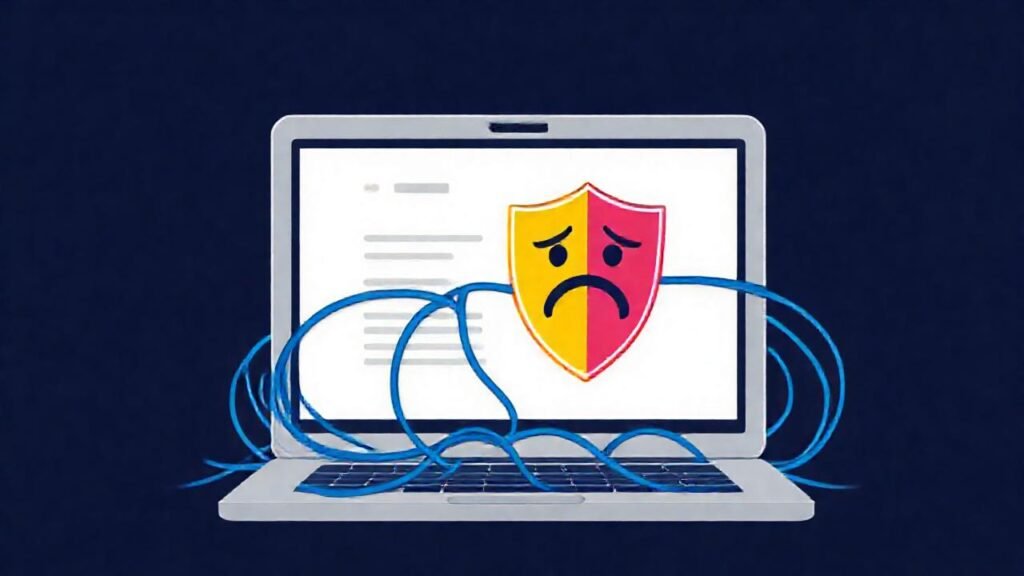 La frustración digital se manifiesta en un bloqueo