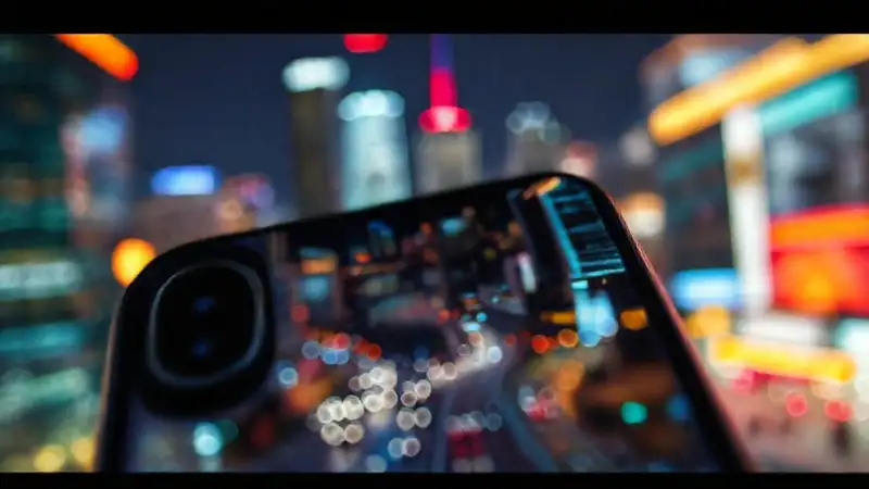 iPhone 15: ciudad futurista, efectos visuales