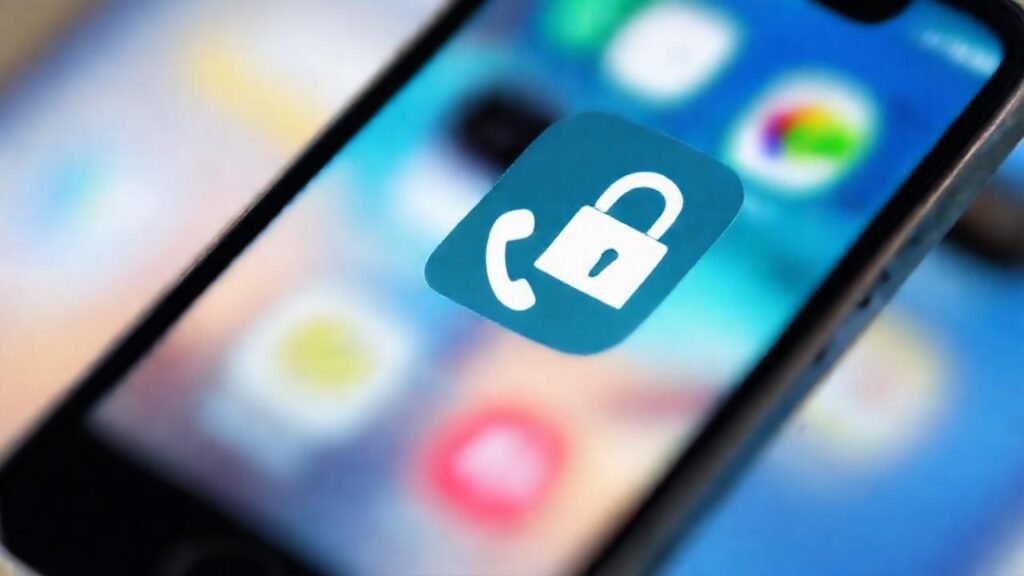 Un smartphone bloqueado transmite preocupación digital