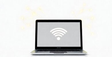 Mac portátil: conexión Wi-Fi brillante y moderna