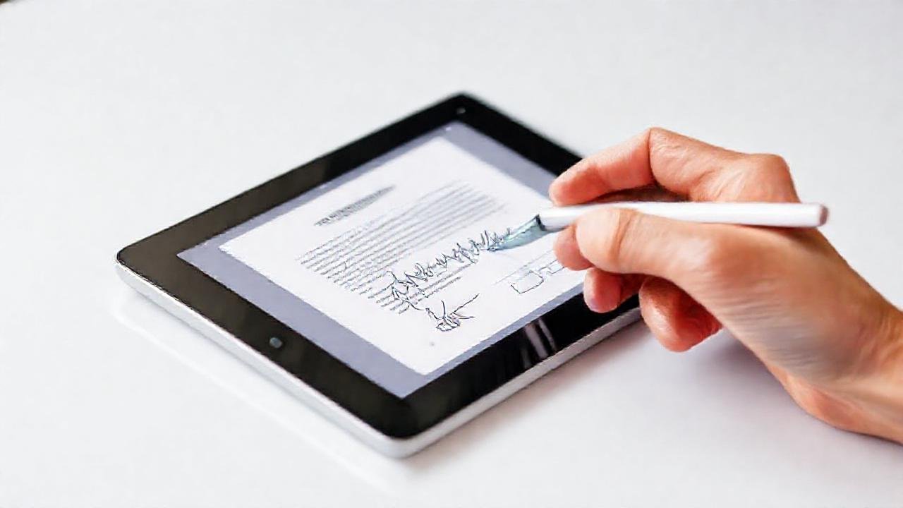 iPad ofrece firma digital intuitiva y moderna