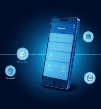 Un smartphone presenta un diagrama de respaldo