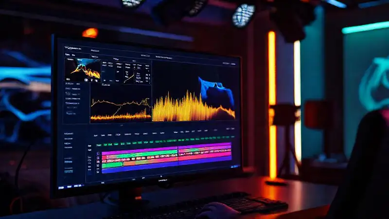 Un editor crea video 8K con estilo