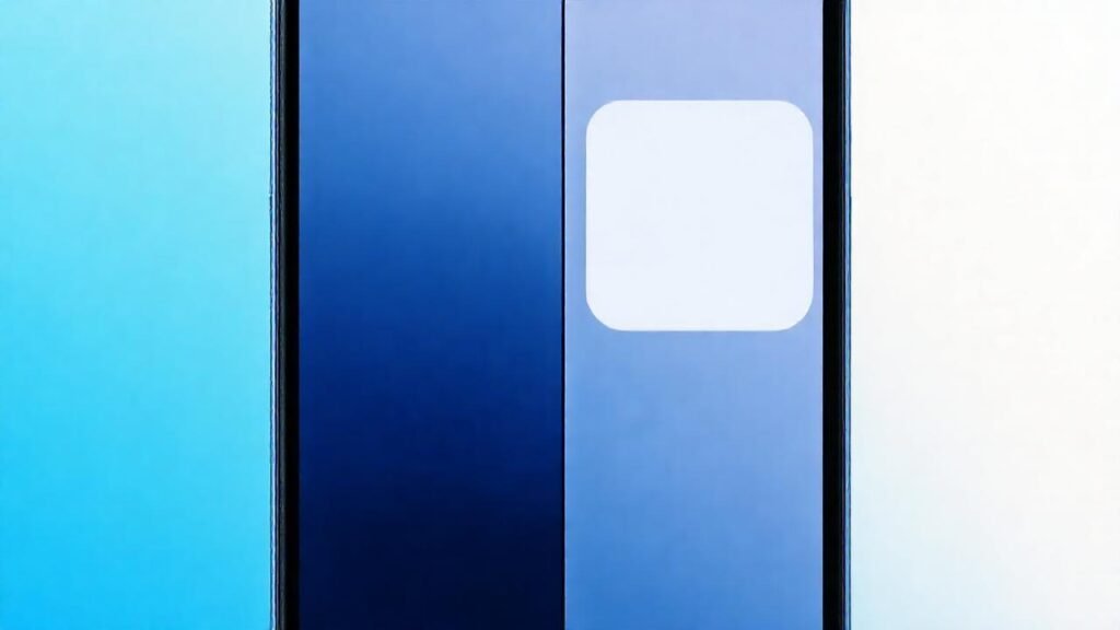 iOS presenta una interfaz minimalista y azul