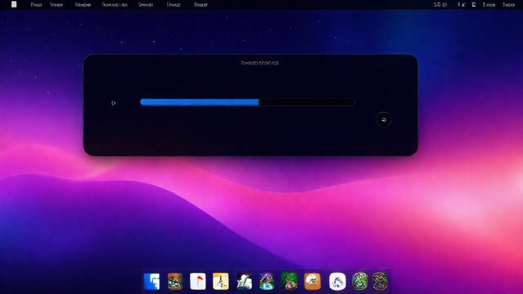 Un diseño digital de interfaz tecnológica