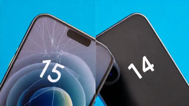 iPhone 15 vs. 14: daño comparado