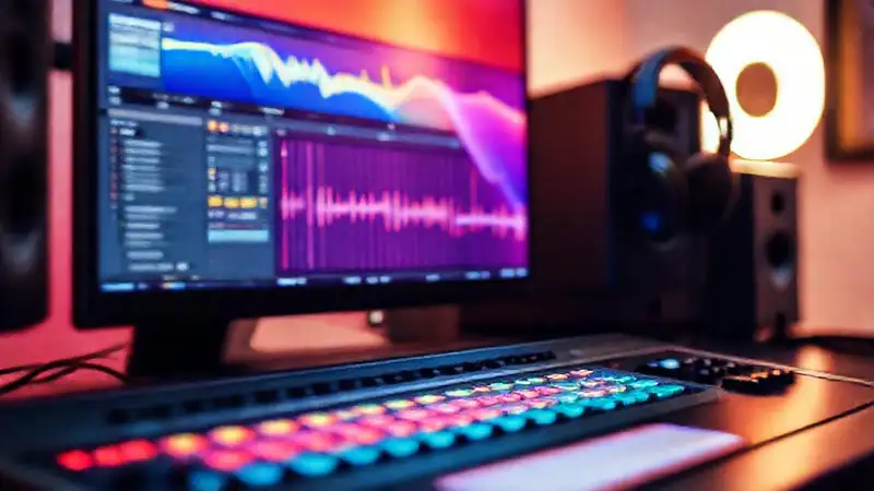 Un músico compone con Logic Pro