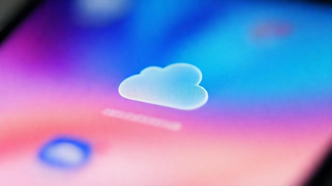 iCloud minimalista, colorido y discreto