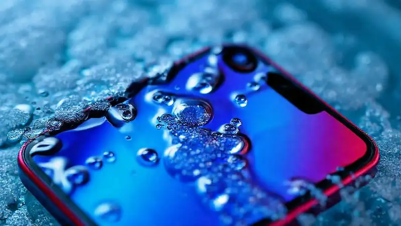 iPhone refleja agua salada en 8K