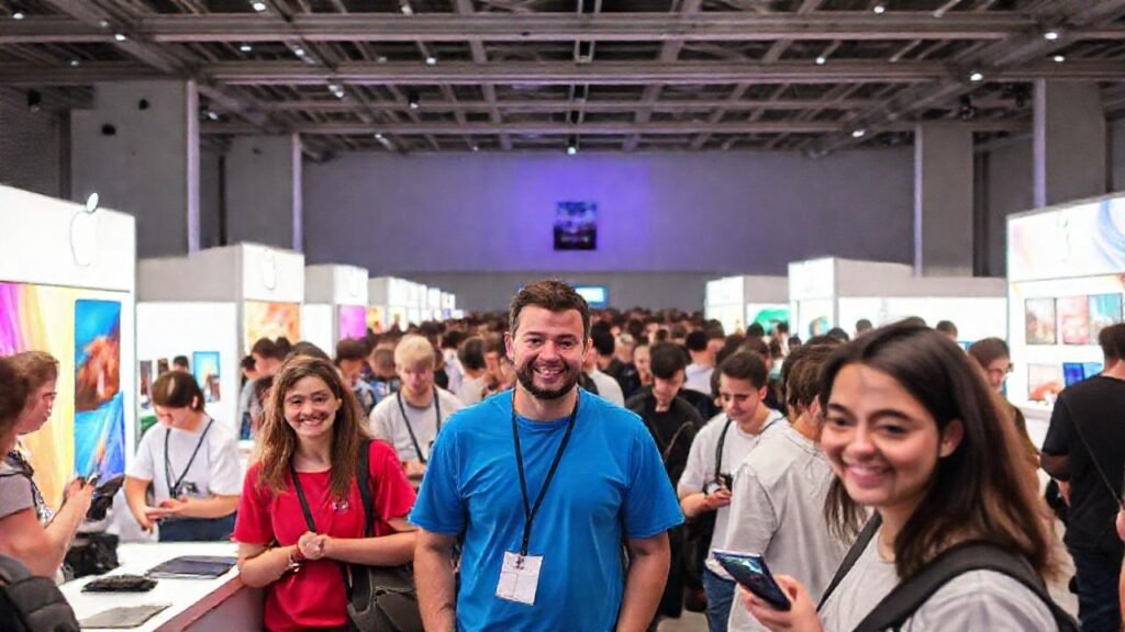 Apple reunió entusiastas con energía positiva