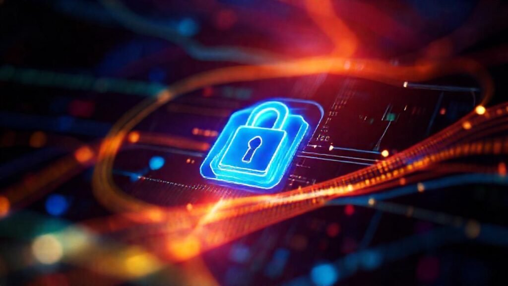 Seguridad digital futurista