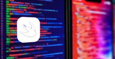 Interfaz de app moderna y brillante